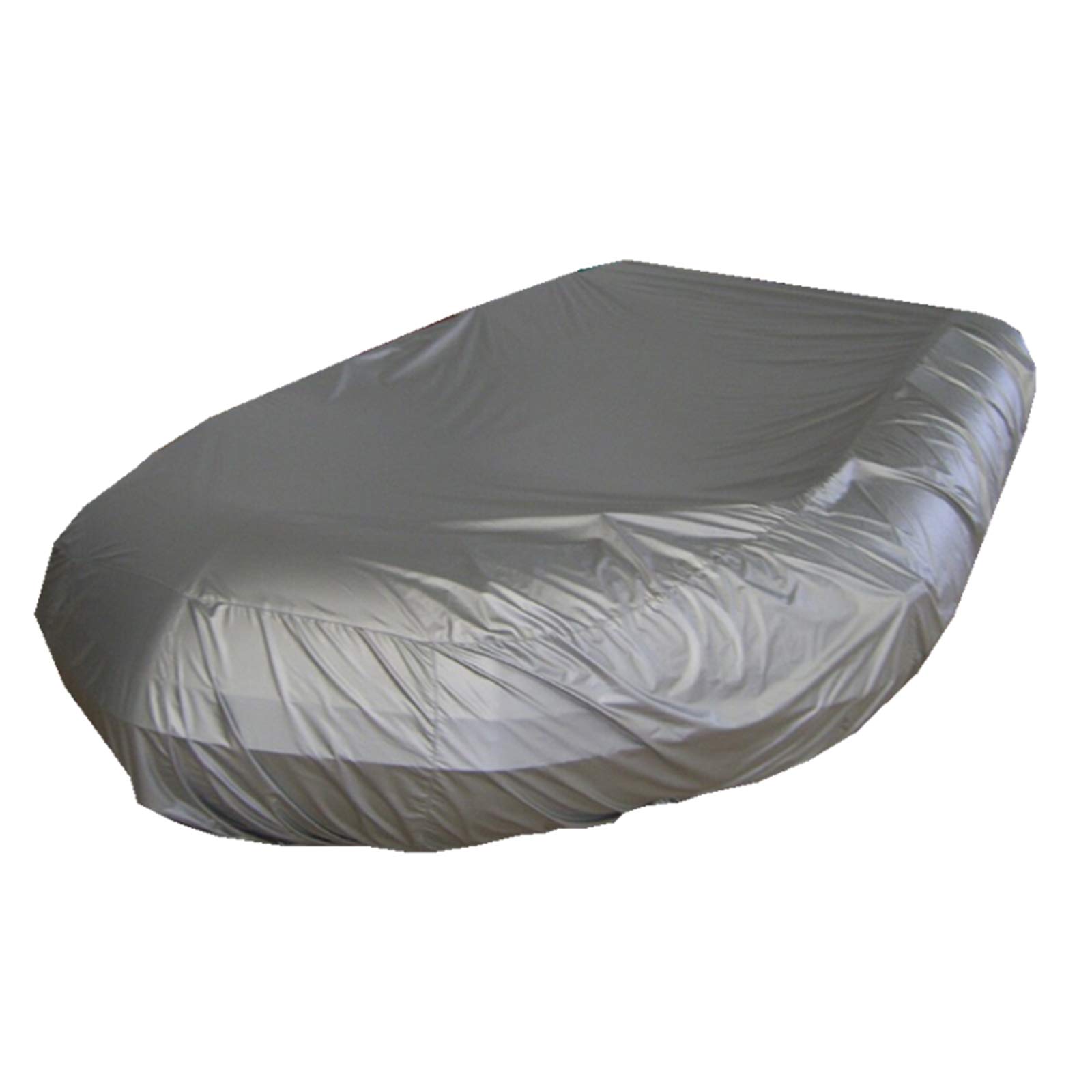 Telo Copri Barca per Gommone, Copertura per Barca Gonfiabile in Tessuto Oxford 420D Impermeabile Antipolvere UV Resistente, Grigio,Grigio,2.7m