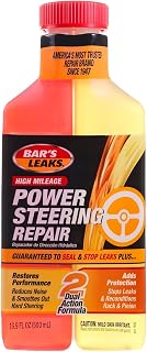 Bar's Leaks High Mileage Power Steering Repair-It Stop Leak & Restorer, 16.9 oz - Fixes Leaks, Noise, Hard Steering