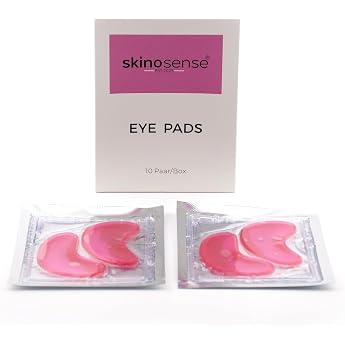 Skinosense&reg; Eye Pads, 10 Pairs Anti-Ageing Eye Pads, with Hyaluronic Acid & Collagen, Reduces Dark Circles & Fine Lines, Mois