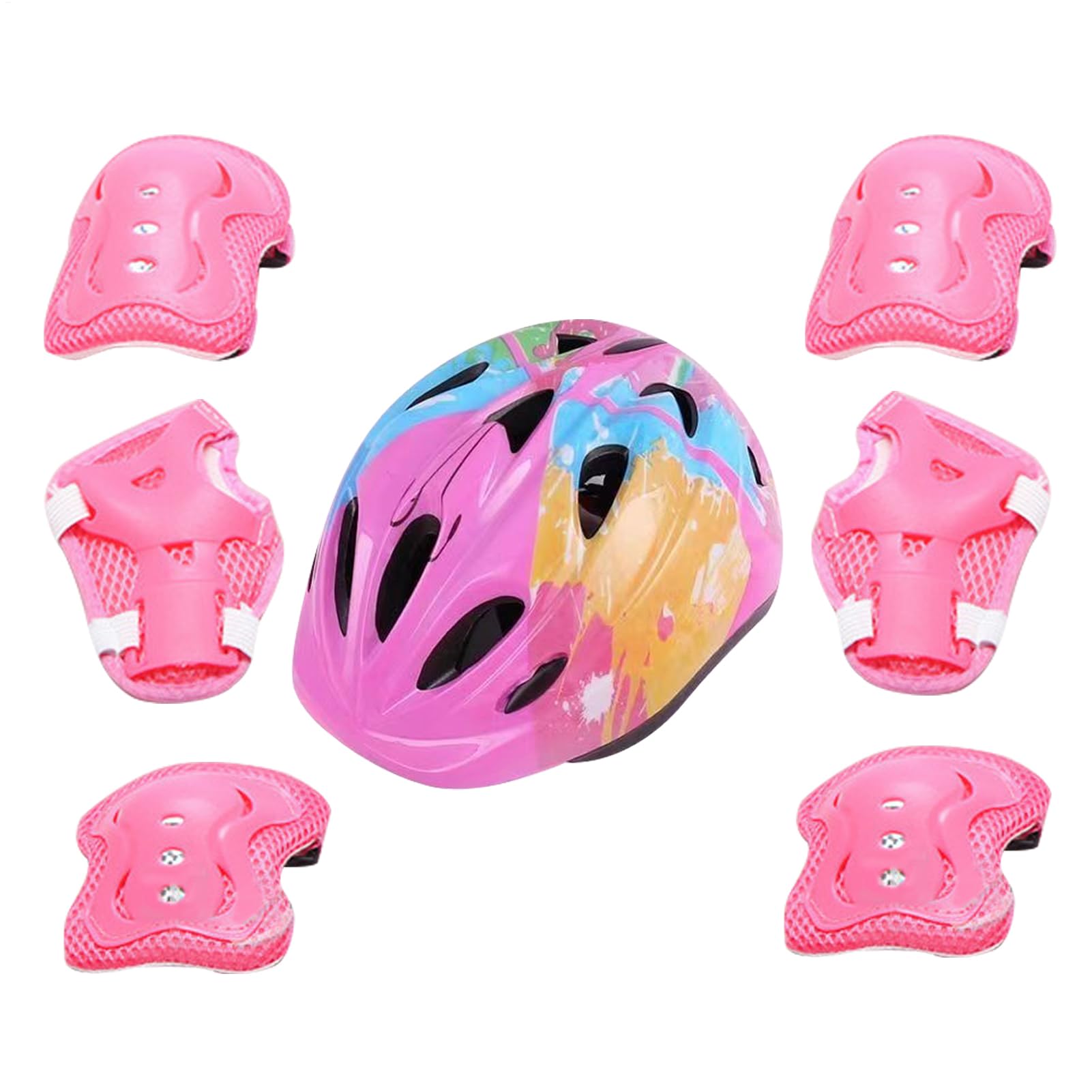 Kit de Protection Complète pour Protections Skate Poignets Genoux Coudes | Équipement de Sécurité Sportif pour Roller Patinage Cyclisme et Trottinette
