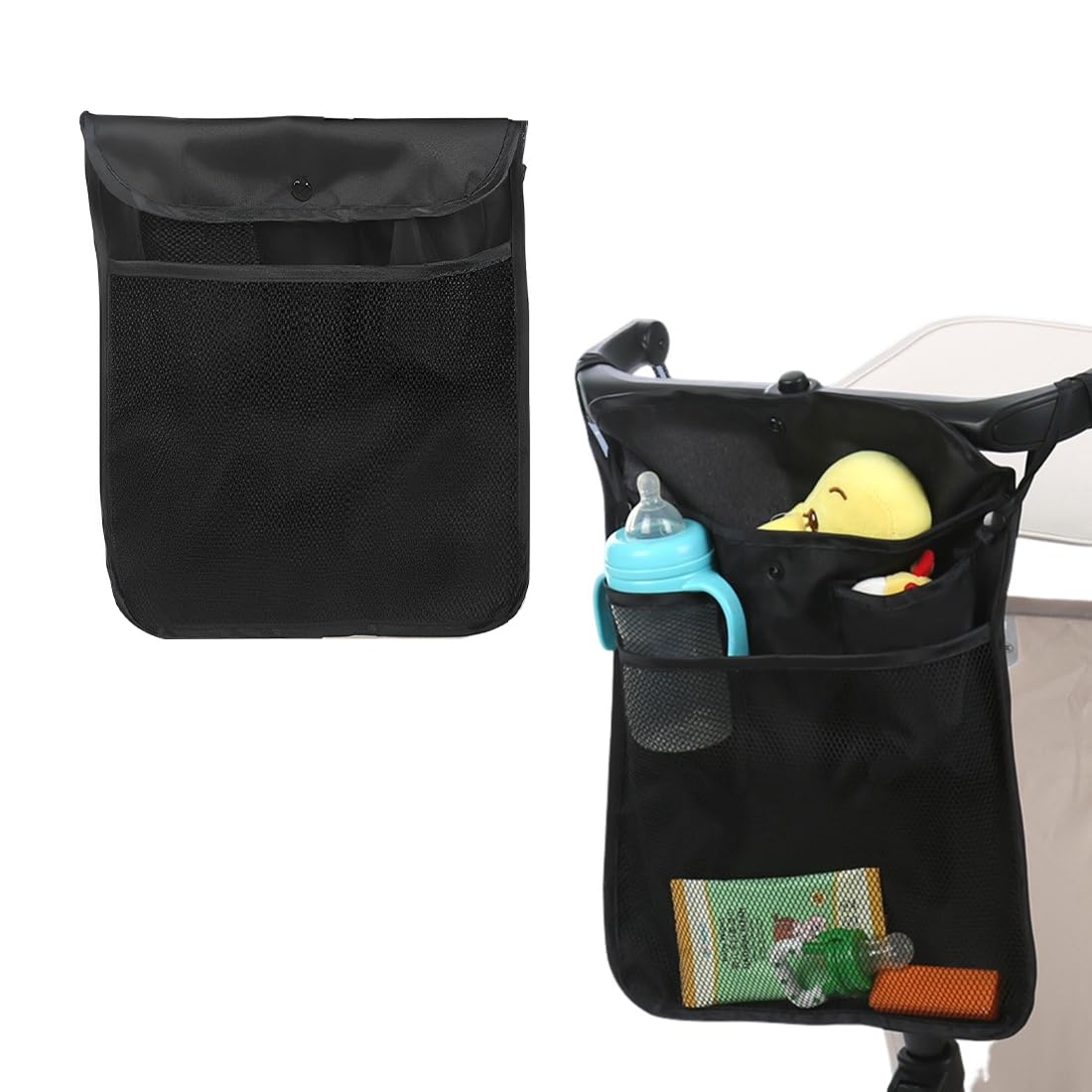 Organizer Universale per Passeggino, Borsa Per Passeggino, Borsa Portaoggetti Sospesa in Rete, Borsa Passeggino Grande, Borsa Organizer Universale
