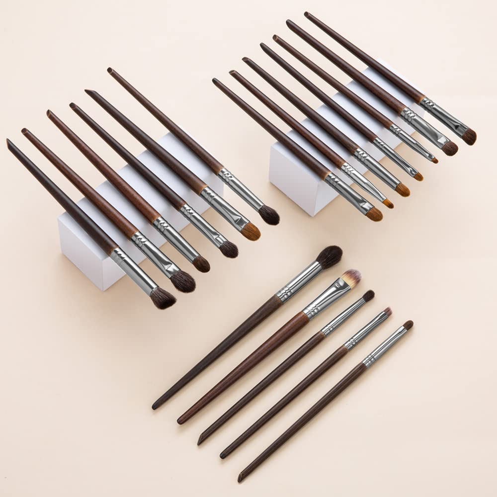 Naturale Capra Capelli Trucco Pennelli Set Professionale Kit brocha maquillaje pedzle do makijazu miscelazione sbavatura pennello shader