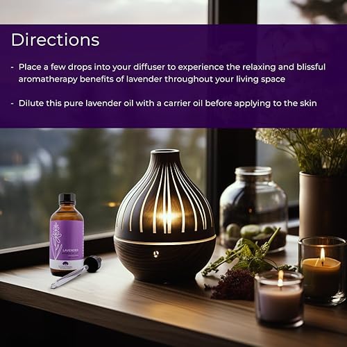 Miniatura 5 de Aceite esencial de lavanda Scentinal  100% puro, natural y sin diluir  Botella extragrande de 4 onzas (4.1 fl oz) con cuentagotas  Experiencia