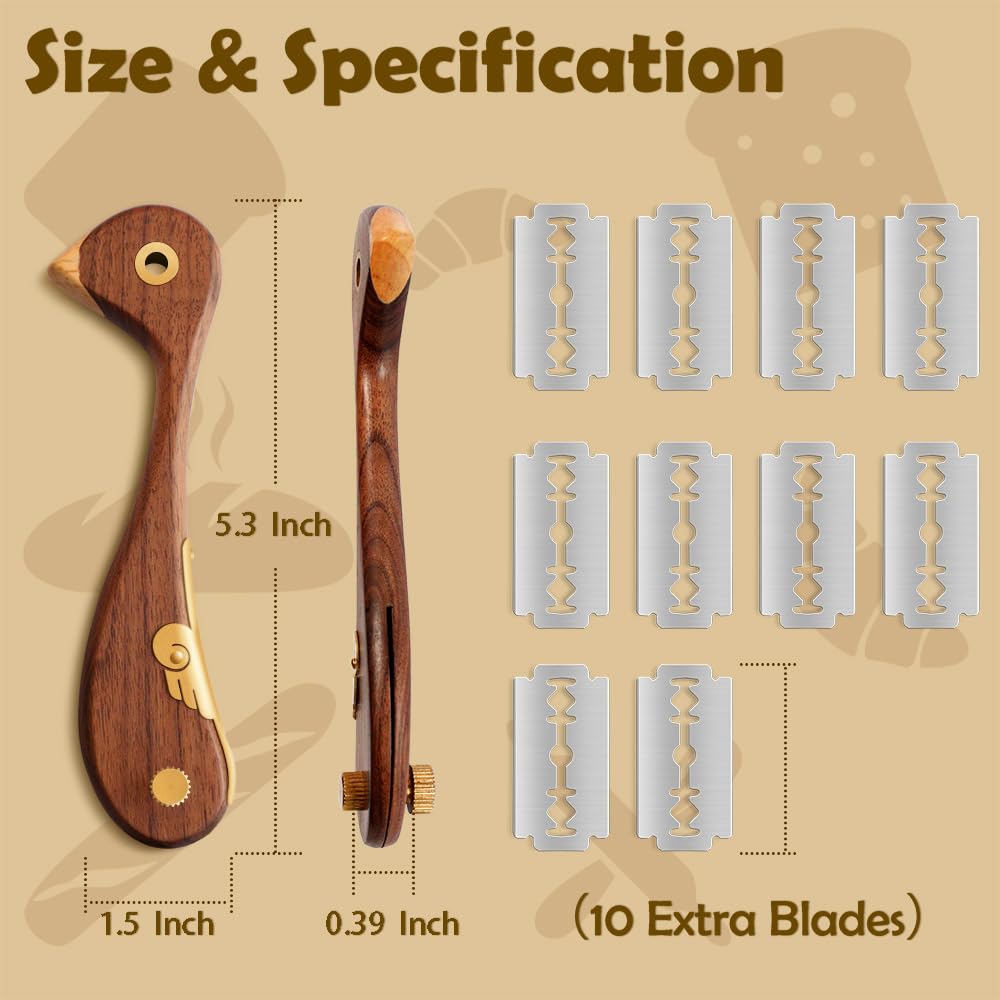Bird Bread Lame - Dough Scoring Tool with Blades -2 Bird Bread Lame - Dough Scoring Tool with Blades -2