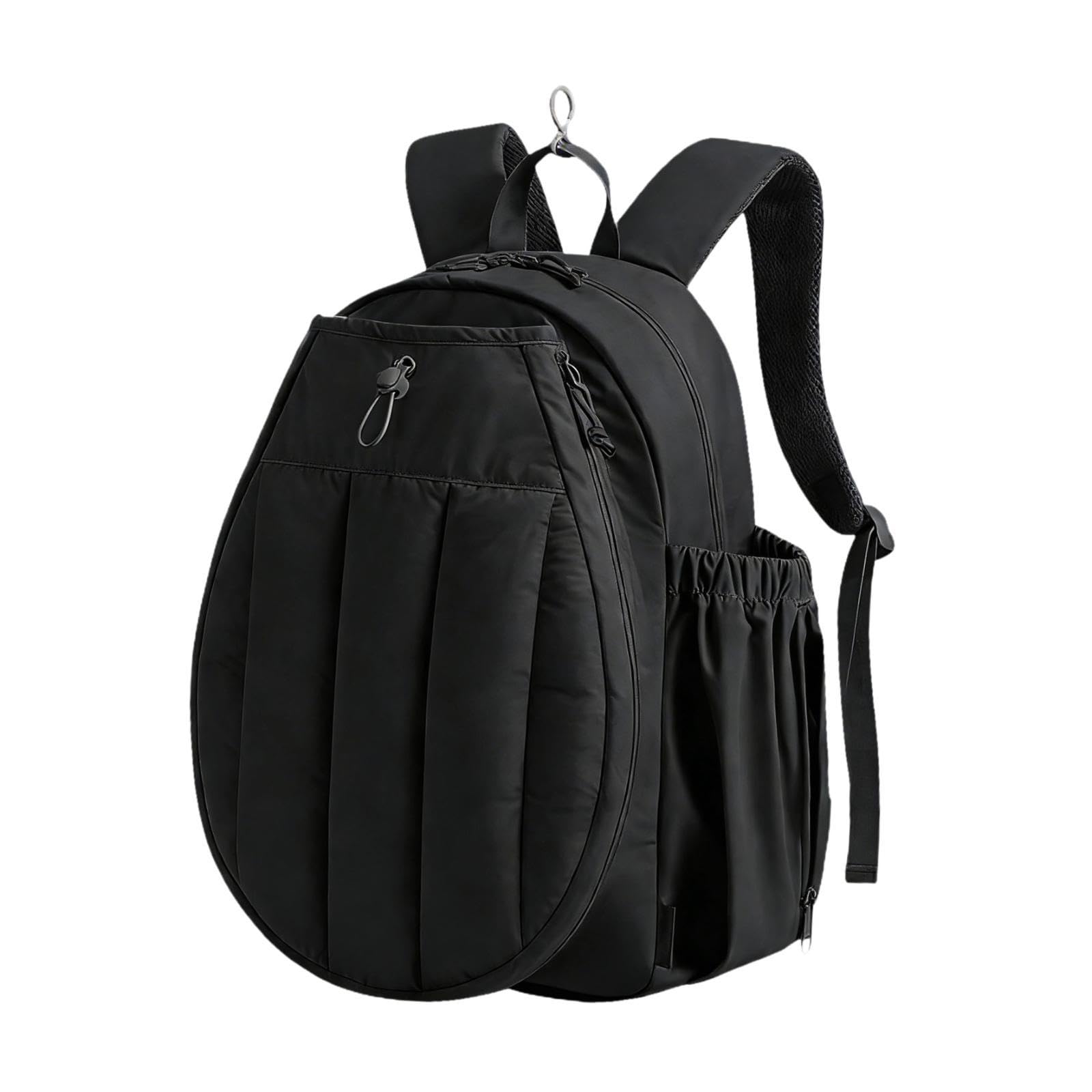 Tennis Bag Tennis Racket Bag Racquet Organizer Sports Water Resistant Tennis Backpack Sports Backpack Badminton Suitable for Boys Girls Kids School Biking Picnic Gym, Black