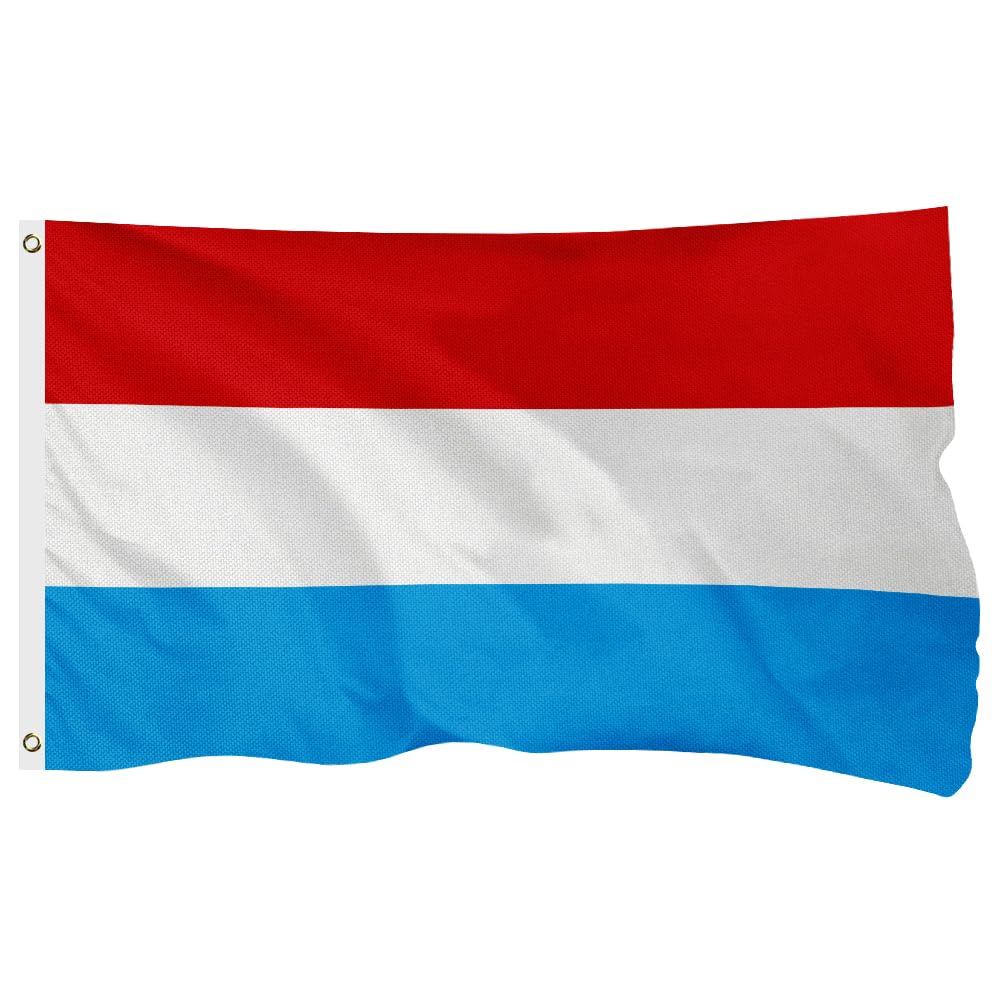 Drapeau Luxembourg en polyester 400D épais et œillets anti-rouille