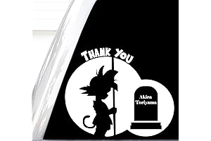 DBZ: Thank You Akira Toriyama Decal - Immortalize the Mastermind of Dragon...