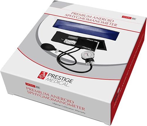 Miniatura 4 de Prestige Medical Esfigomanómetro aneroide adulto premium en caja de embalaje, búhos de fiesta negro