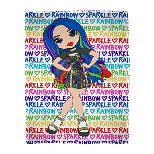 Rainbow High Official Fleece Blanket, Multicoloured