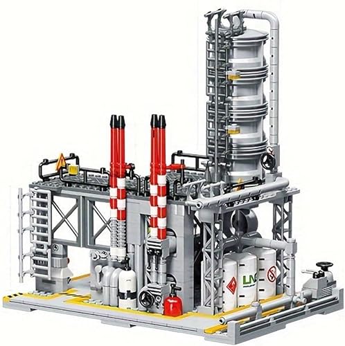 Miniatura 1 de General Jim's Chemical Laboratory Streetview City Modular Building Block Brick MOC Modelo o juego con accesorios para adolescentes o adultos.