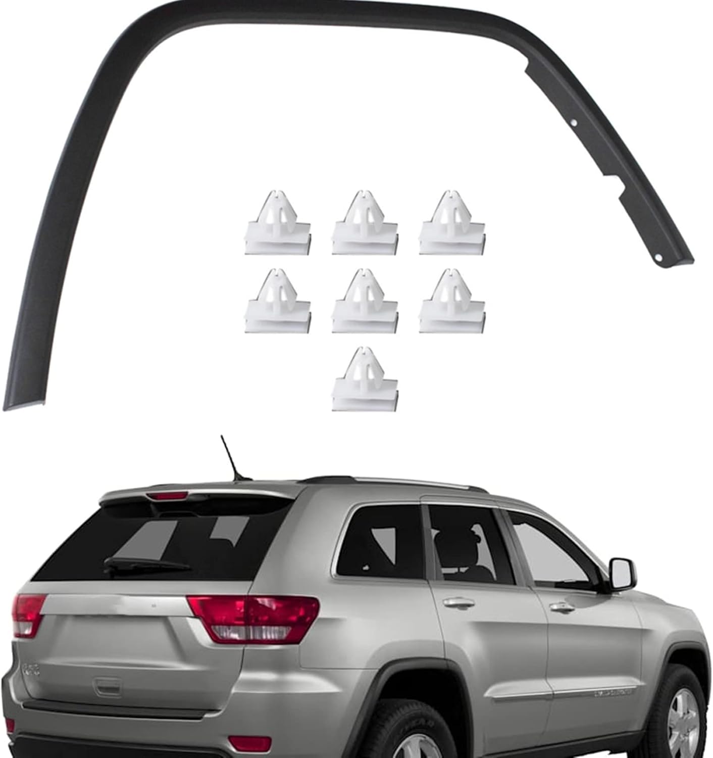 New Front Passenger Side Plastic Fender Flare Paintable Factory Style Wheel Covers Textured Black Fit For Jeep Grand Cherokee 2011-2016