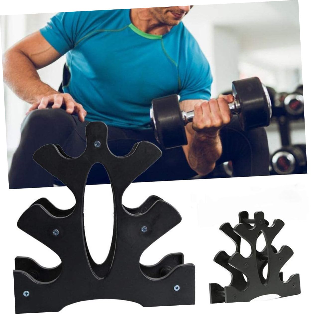 Mancuernas Kilos Veemoon Uds Soporte De Barra Soporte De