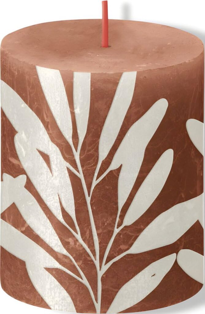 BOLSIUS Rusty Pink Sage Rustic Silhouette Candle 8cm x 7cm