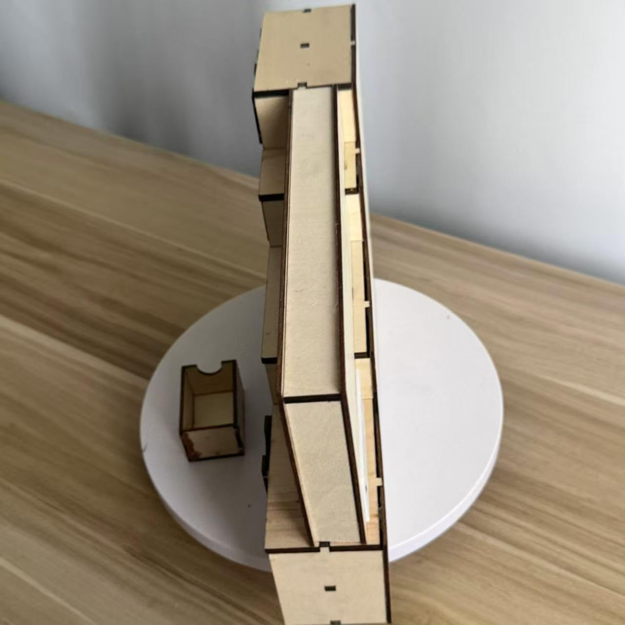 Weihnachtskrippen-Adventskalender aus Holz mit integrierten LED-Lichtern, Urlaubs-Countdown-Ornament & Wohnkultur aus Holz Weihnachten beleuchteter Adventskalender
