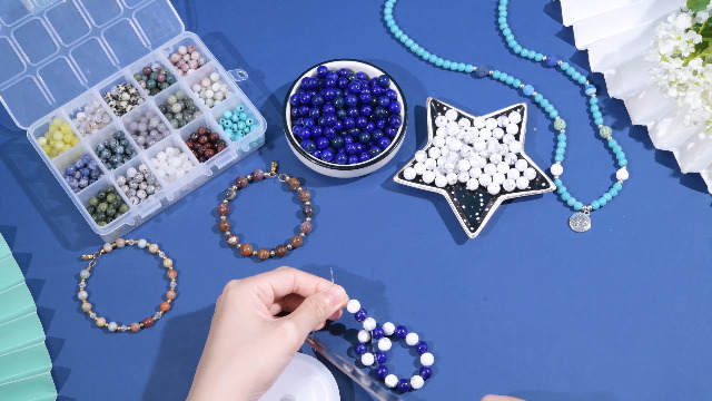 Collana Di Perline Di Giada Bianca Perline Di Moda Naturale Gioielli Con Pietre Preziose Regalo Di Fascino Amuleto Di Calcedonio Da Donna - Foto 6