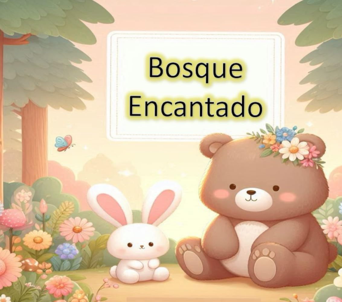 Livro para Colorir Bosque Encantado Animais Fofos e Natureza