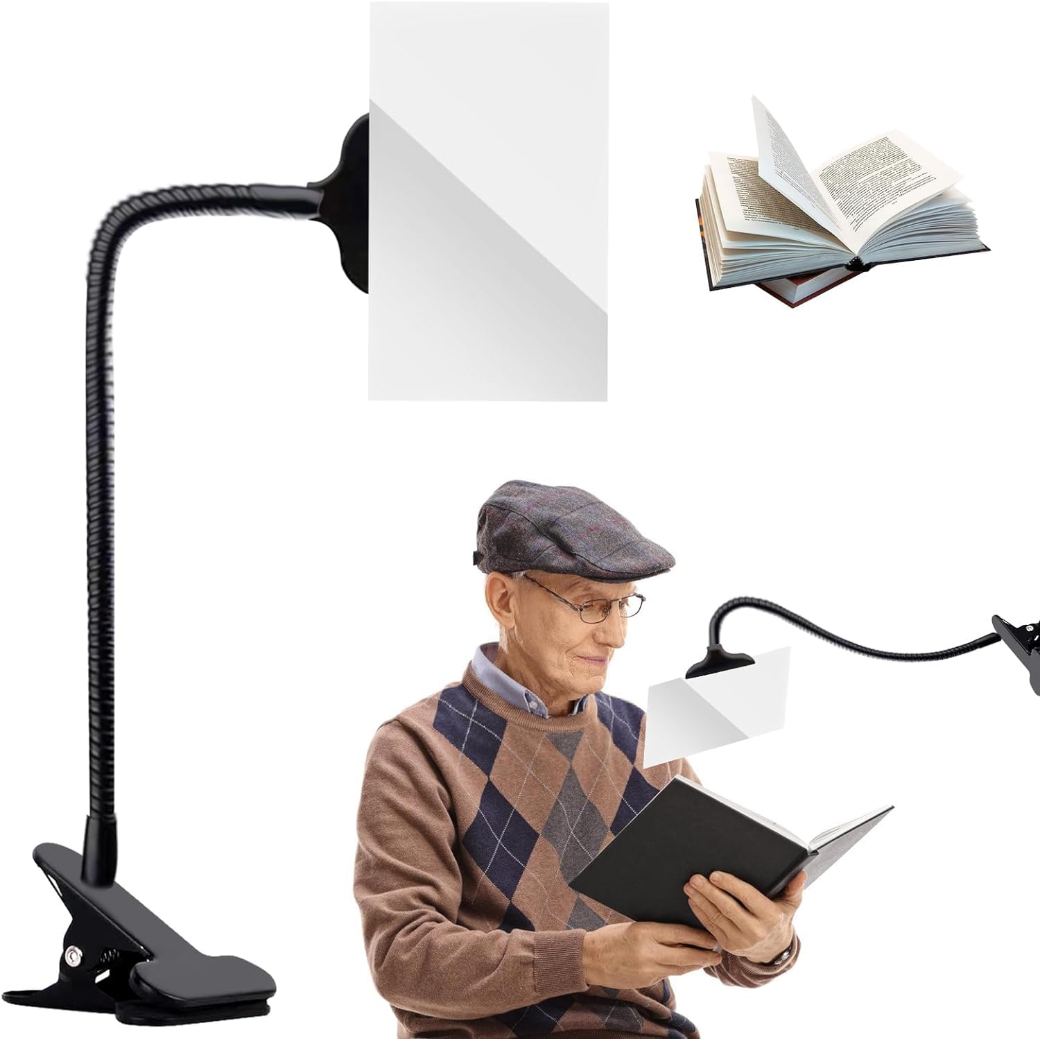 NALACAL 5X Magnifying Glass with Stand, 5.9