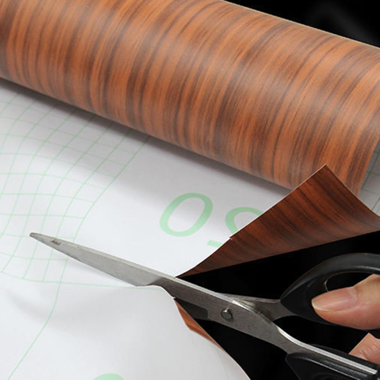 [LJKI] 壁紙シール リメイクシート 木目調 はがせる キッチン ウォールステッカー 60cm*5M おしゃれ 柄05 厚手 リ