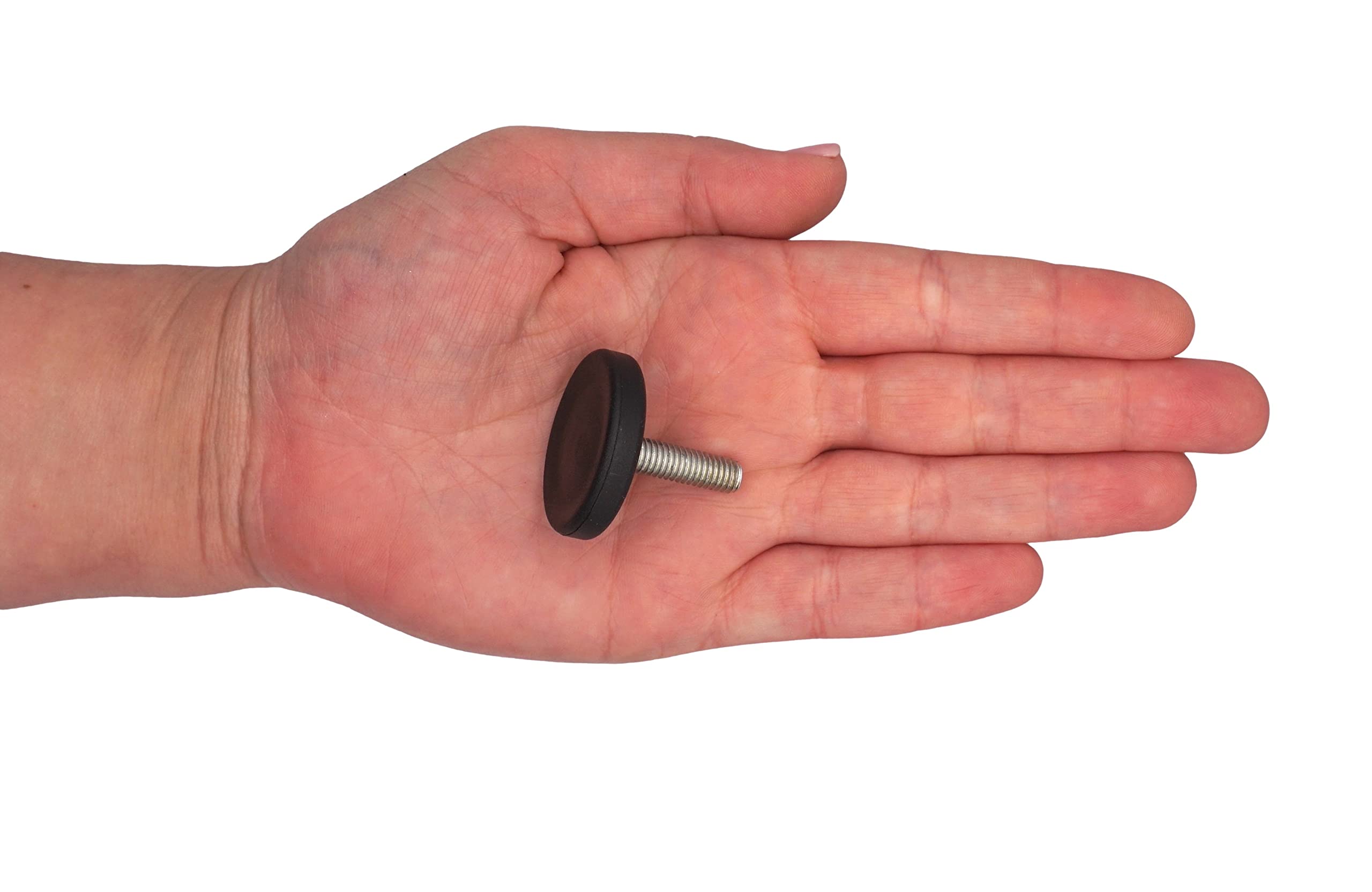 SKIR'CO 8 Stuks, Meubelstelpoten, M6 X 30 Mm, Verstelbare Ronde Poten Met Een Diameter Van 20 Draadnivellervoet Inclusief Moeren 1361270715
