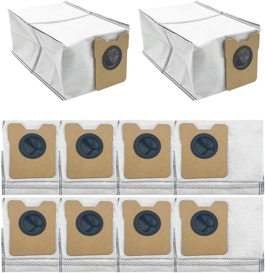 10 Pack C20 Omni Replacement Dust Bags Compatible with Eufy C10, C20 Omni Robot Vacuum, Large Capacity Replacement Vacuum Bags