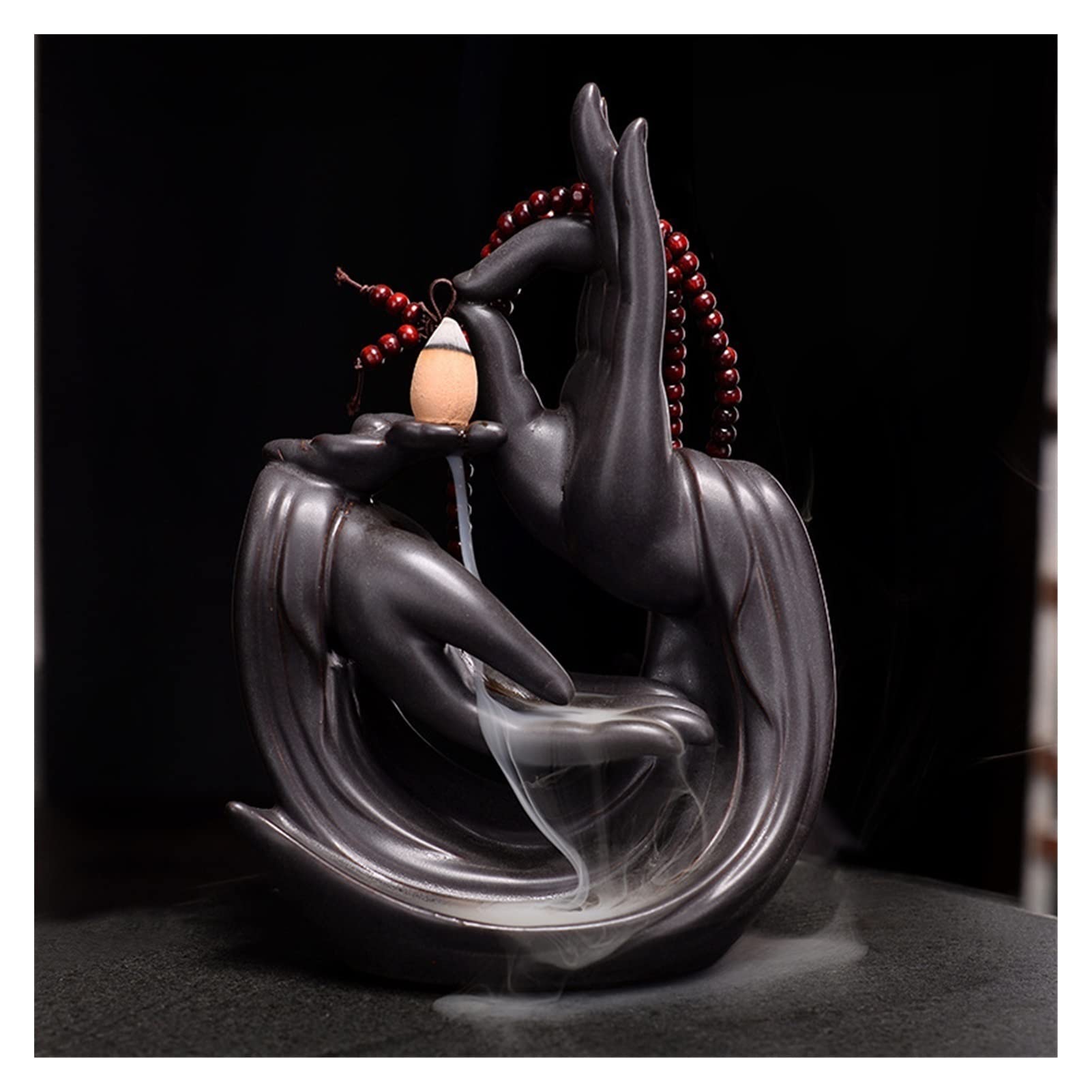 Incense Holder Base Bergamot Backflow Incense Burner Creative Home Office Furnishing Crafts Ceramic Seat