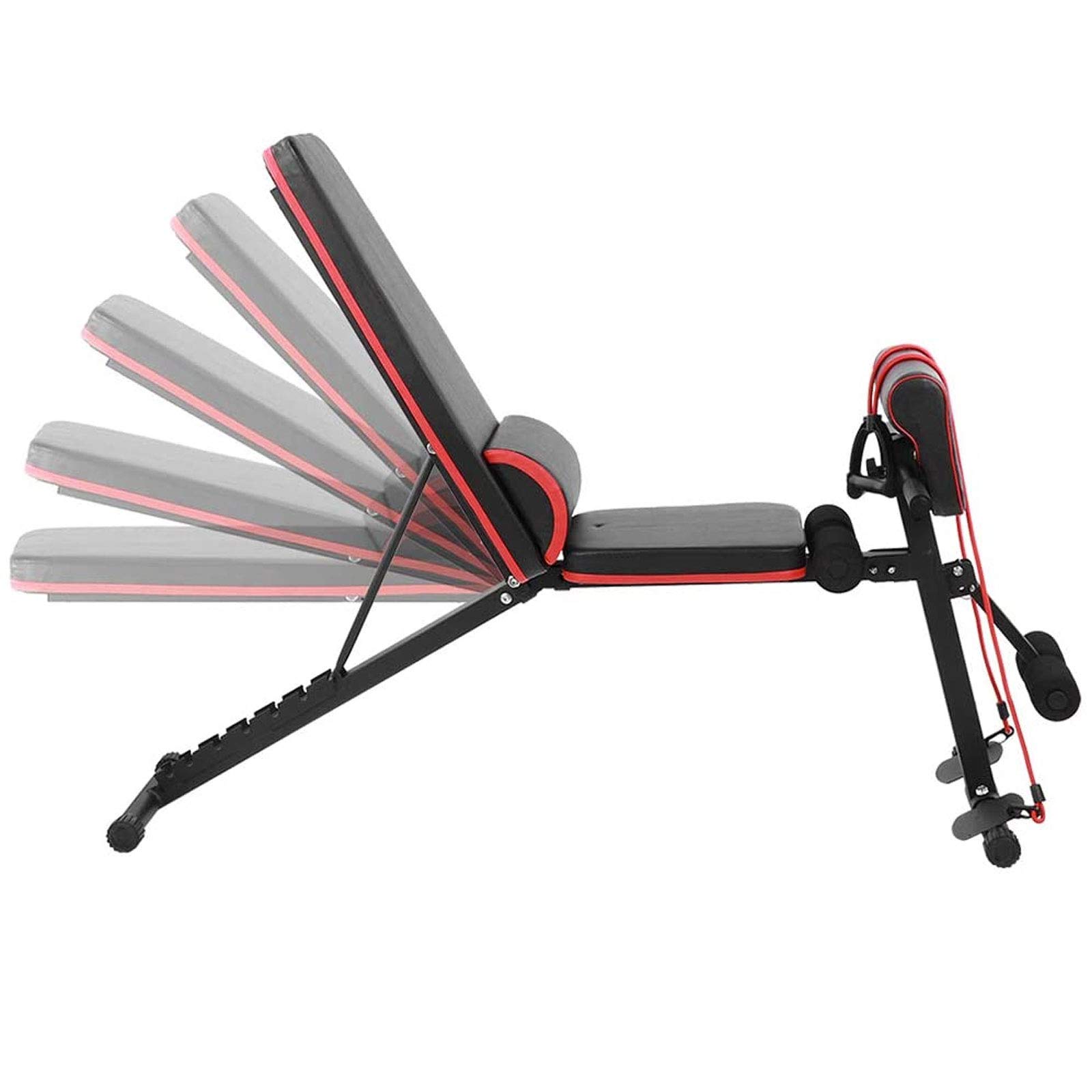 Amazon.co.jp: 折りたたみ式トレーニングベンチ、傾斜/ディクライン