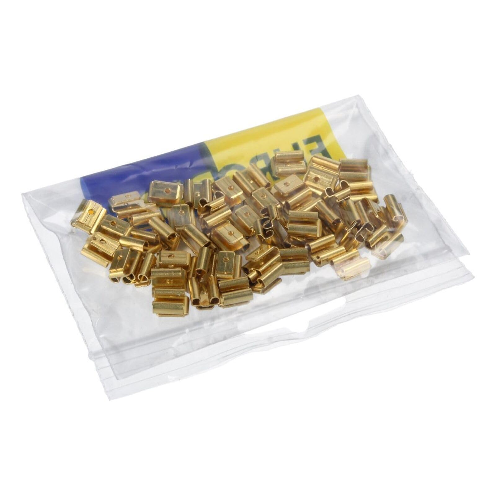 LUTH Premium Profi Parts Doppelsteckhülse 6,3mm Kupplung Auf 4,8mm Stecker für Kabel 50stk