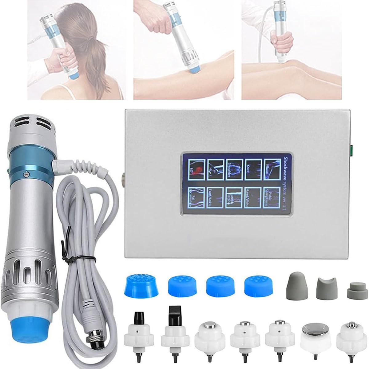 Urządzenie do terapii falą uderzeniową, Eswt Extracorporeal Electric Shock Wave/ED, przenośne urządzenie do terapii ukierunkowanej na łagodzenie bólu Sprzęt na zaburzenia erekcji
