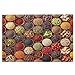 KIMDFACE Rompecabezas Puzzle 1000 Piezas,Coloridas Hierbas Y Especias Cardamomo Pimienta Chile Jengibre Eneldo Cocina Natural，Puzzle Educa Inteligencia Jigsaw Puzzles para Niños Adultos