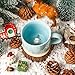 Lemon Park Shark Ceramic Cup Hidden 3D Animal Inside Mug,Cute Cartoon Handmade Figurine Mug,Christmas Birthday Surprise for Friends Family or Kids (Blue Shark)