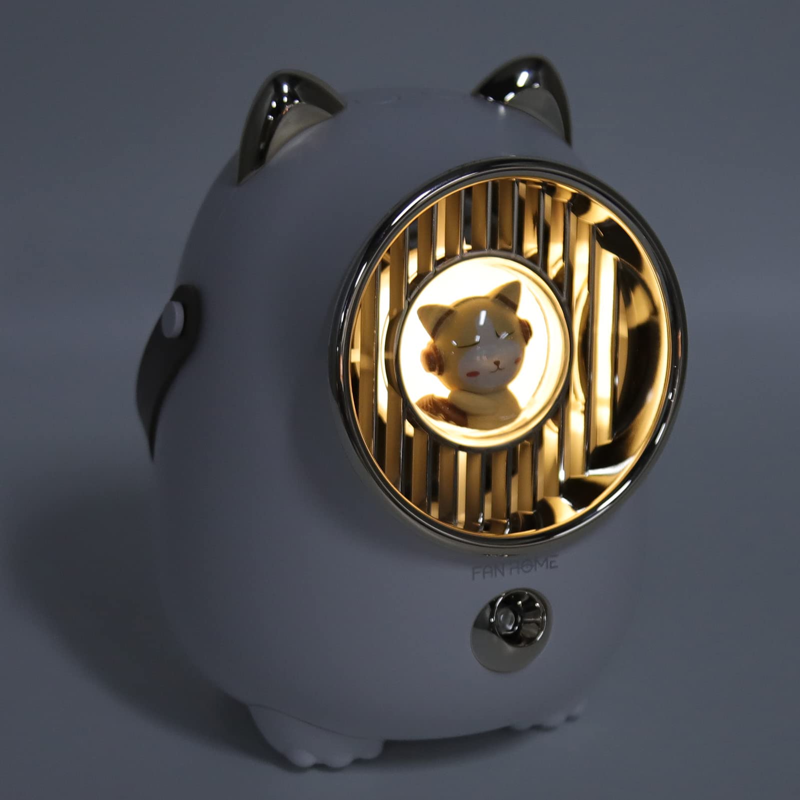 aqxreight Portable 350ml Humidifying Spray Usb Rechargeable Air Cooler with LED Ambient Light for Home Office Desk Bedroom, aqxreight91gab26kgn