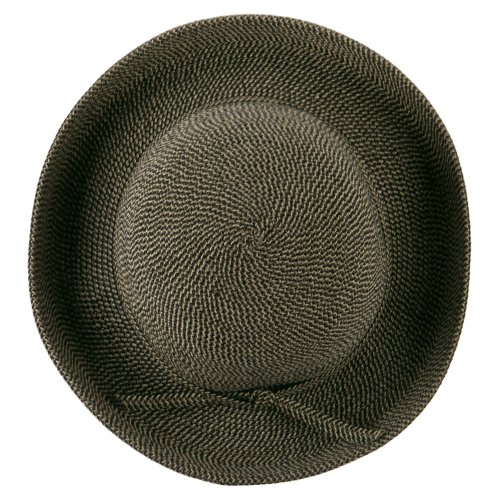 Upf 50+ Cotton Paper Braid Med Kettle Brim Hat - Black Tweed Osfm #TOP20