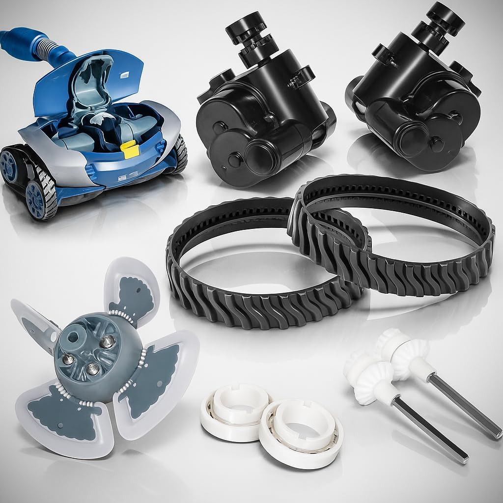Kit d'entretien complet R0796200 pour nettoyeur de piscine Zodiac Baracuda MX8, MX6, MX8 EL et MX6EL (pièces de rechange), compatible avec R0524900, R0526100, R0527000, R0525100, R0524700 et