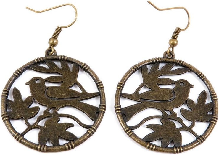 60 Pairs Jewelry Making Charms Supply Supplies Wholesale Fashion Earring Backs Findings Ear Hooks W6VQ1 Bird Round Signs