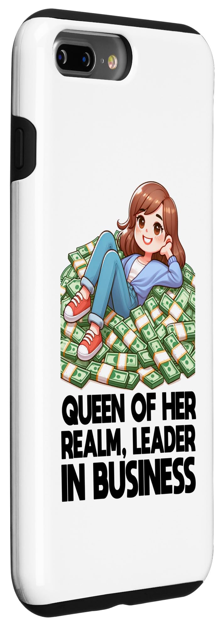 iPhone 7 Plus/8 Plus Boss Lady Queen Of Her Realm Leader In Business Case - Image 3