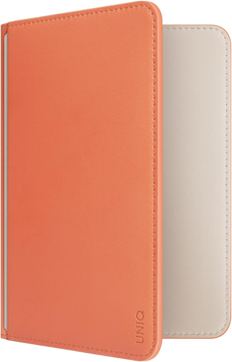 UNIQ BELMONT PASSPORT HOLDER WITH RFID-BLOCKING - LICHE (TERRACOTTA/IVORY)