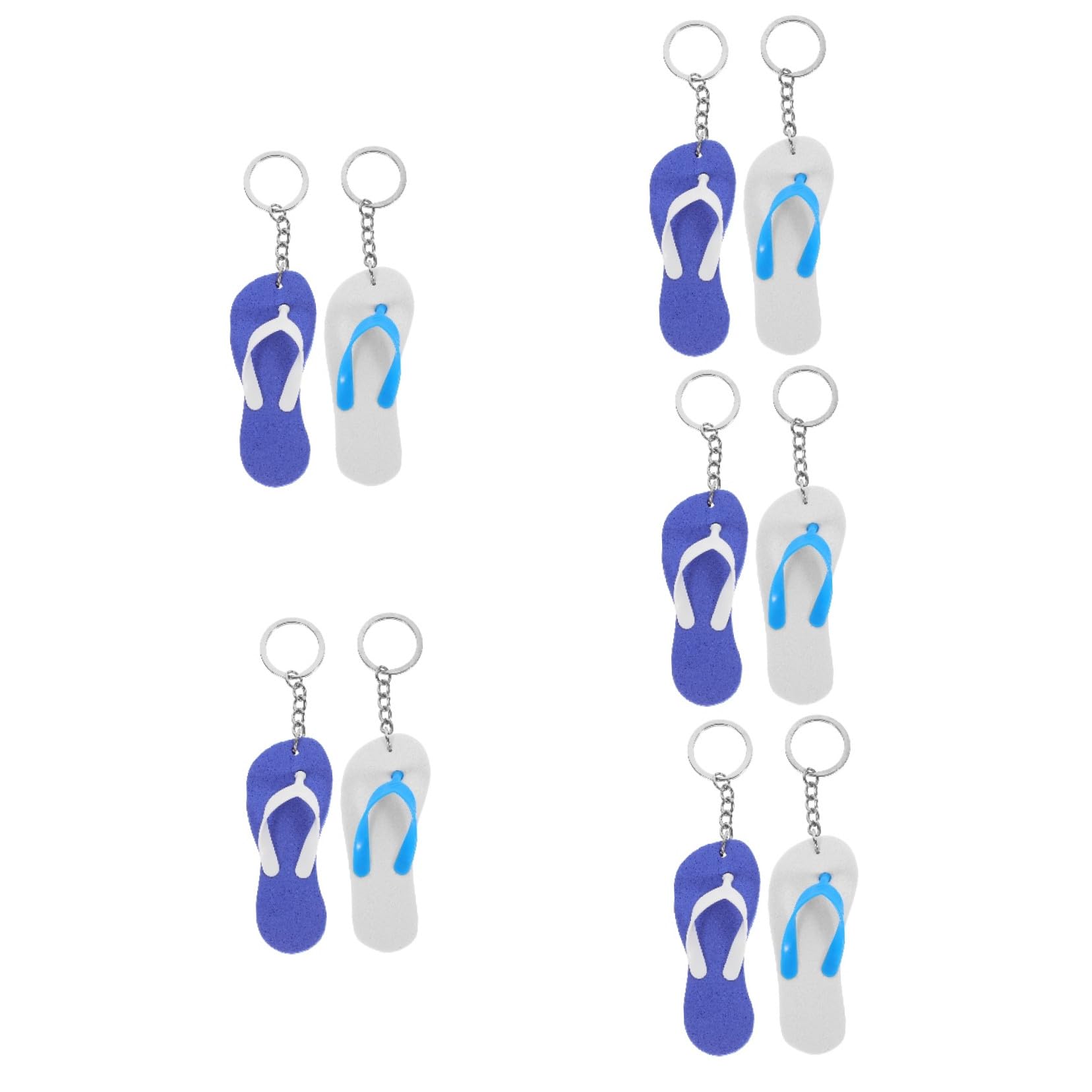 iplusmile Strand Hausschuhe Schlüsselanhänger Handtaschenanhänger Schlüsselanhänger Dekoration Zum Aufhängen Hawaii Schlüsselanhänger Cartoon Schlüsselanhänger Cartoon Hausschuhe