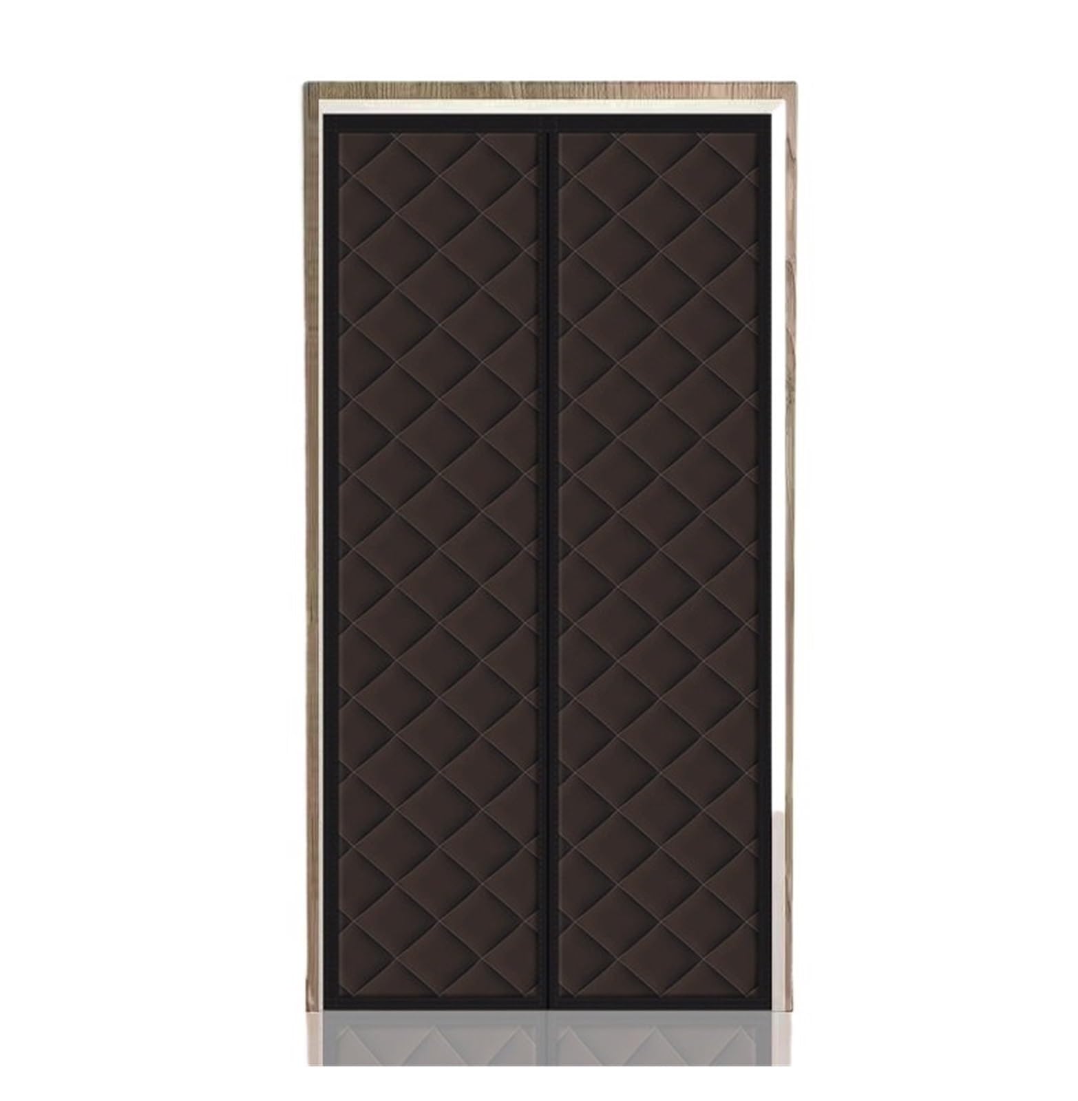 LuoAXINN Thermal Door Curtain Autumn and Winter Self Absorbing Cotton Home Thickened Door Curtains Thermal Insulation Partition(BROWN,80x210cm)