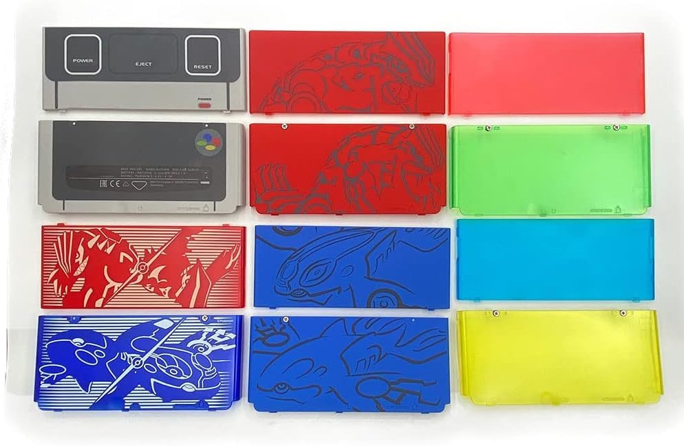 Image of 2015 for New 3DS Replacement Front Faceplate Back Plates Part Shell Housing Case Cover (WhiteA)