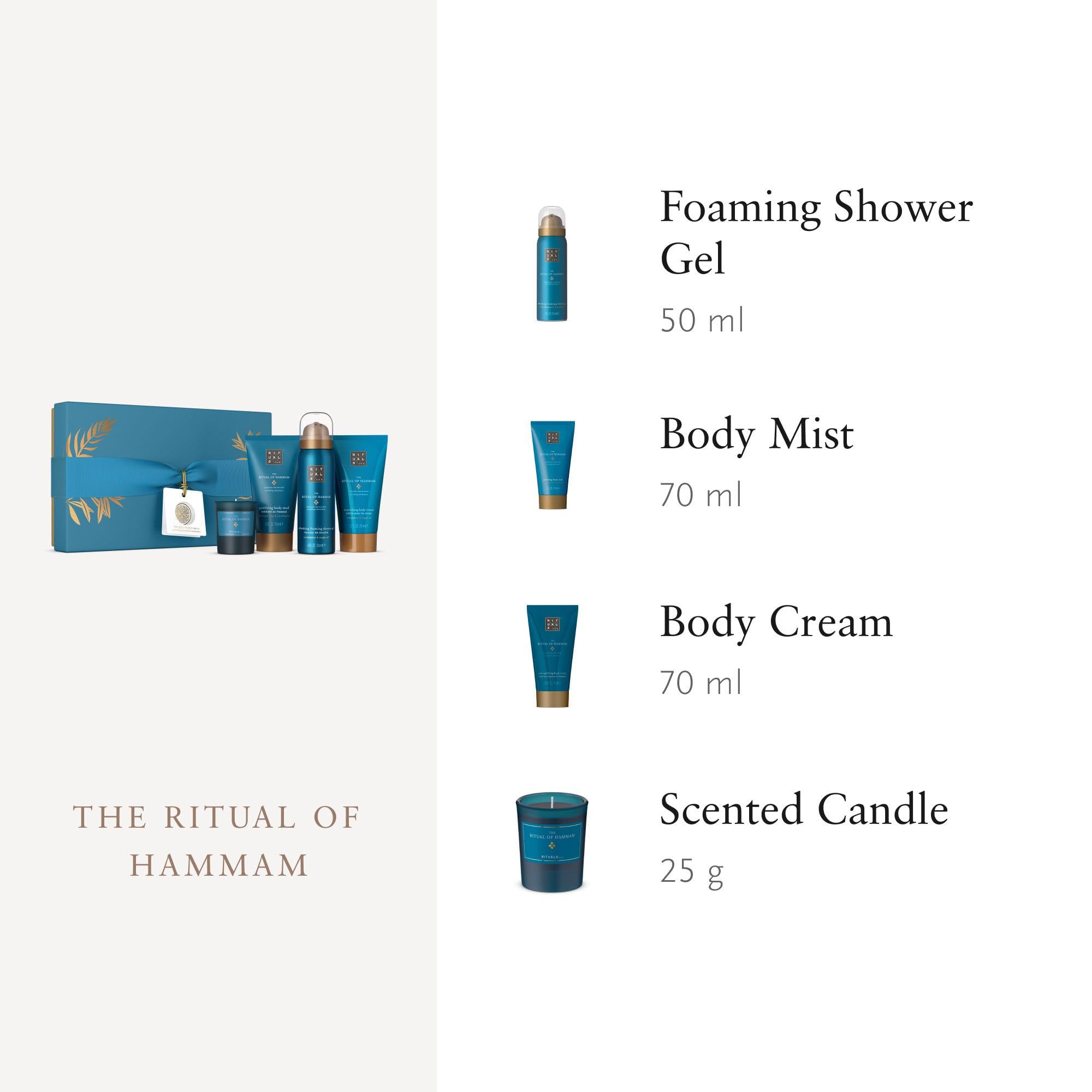 The Ritual of Hammam - Confezione regalo Small - Set regalo donna con prodotti per la cura del corpo e della casa