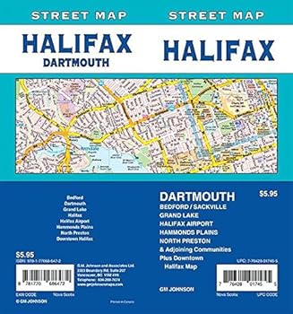 Halifax / Dartmouth, Nova Scotia Street Map