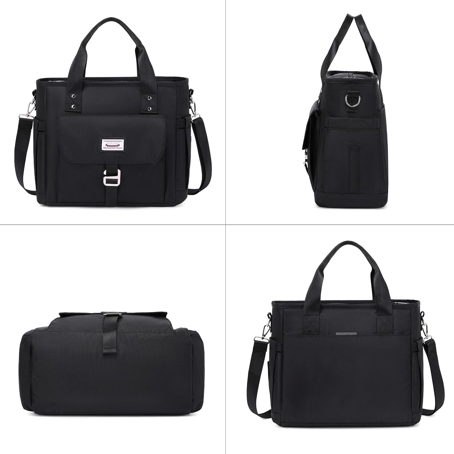 KYALOU Medium Tote Purse Bag for Women, Nurse Bag for Work, Teacher Tote Bag, Waterproof Nylon Crossbody Handbag - Image 6