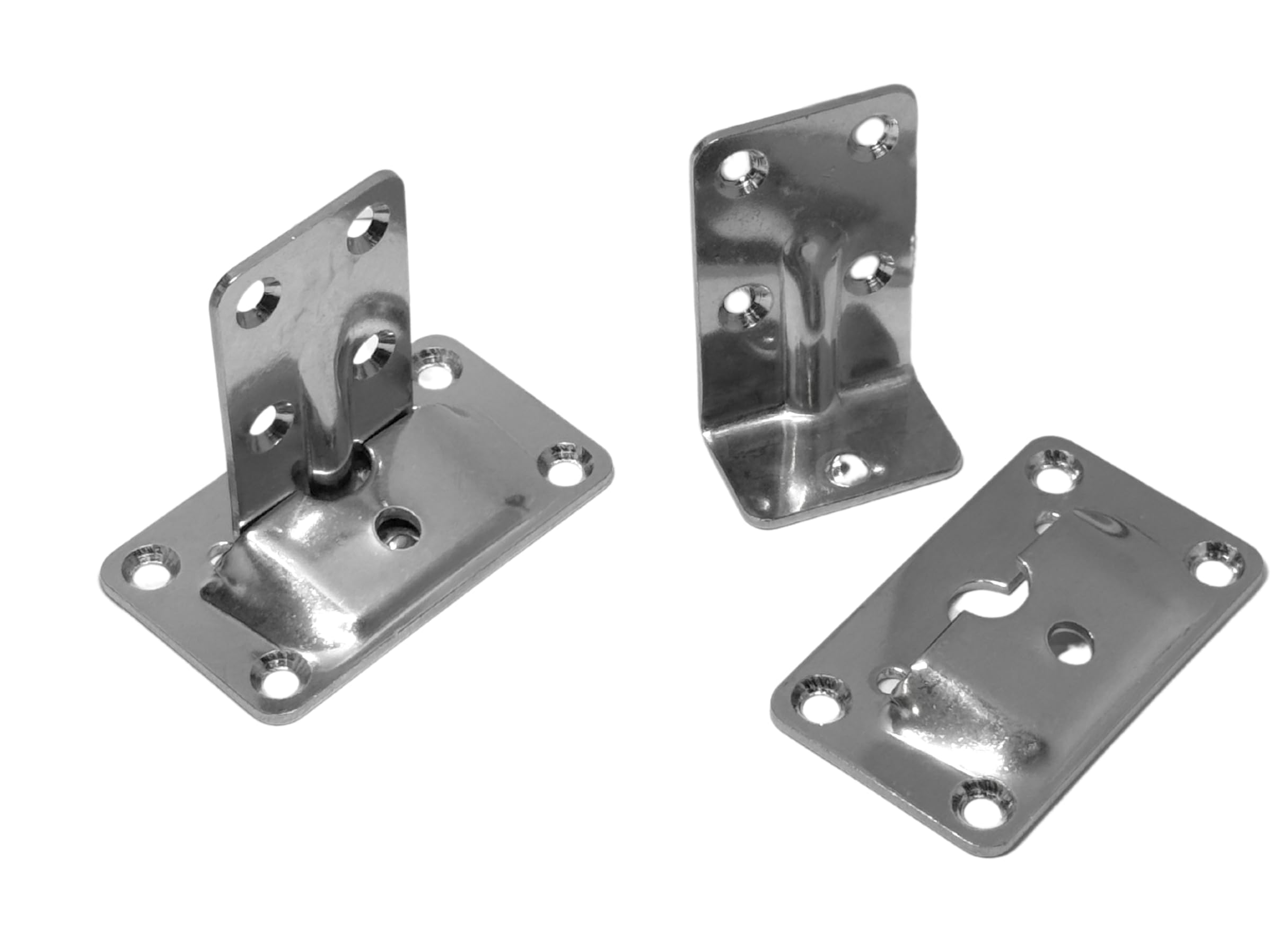 SeaLux Marine Grade Stainless Steel Removable Table Bracket Set of 4 Pieces