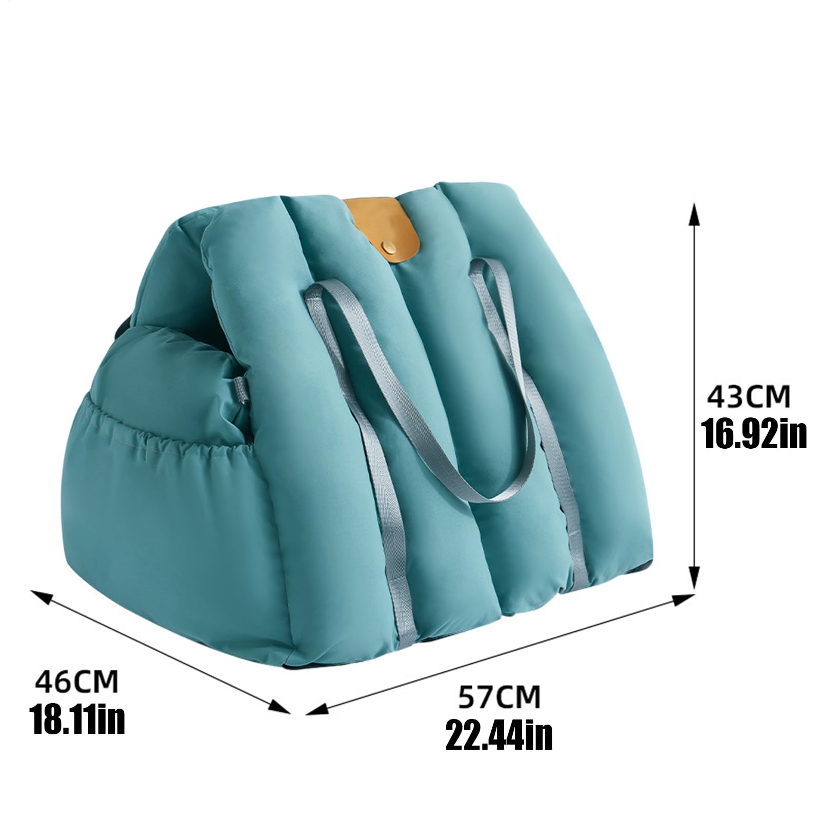 Asiento Elevador de Coche para Mascotas – Cama compacta de Viaje para | cachorros, transportador portátil suave, soporte de seguridad , asiento portátil ajustable para perros y gatos, para