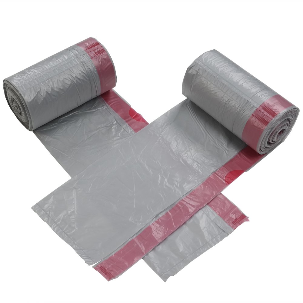 Grigio 40 L Sacco di Spazzatura con Coulisse, 125 Sacchetti, Sacchetti per Immondizia