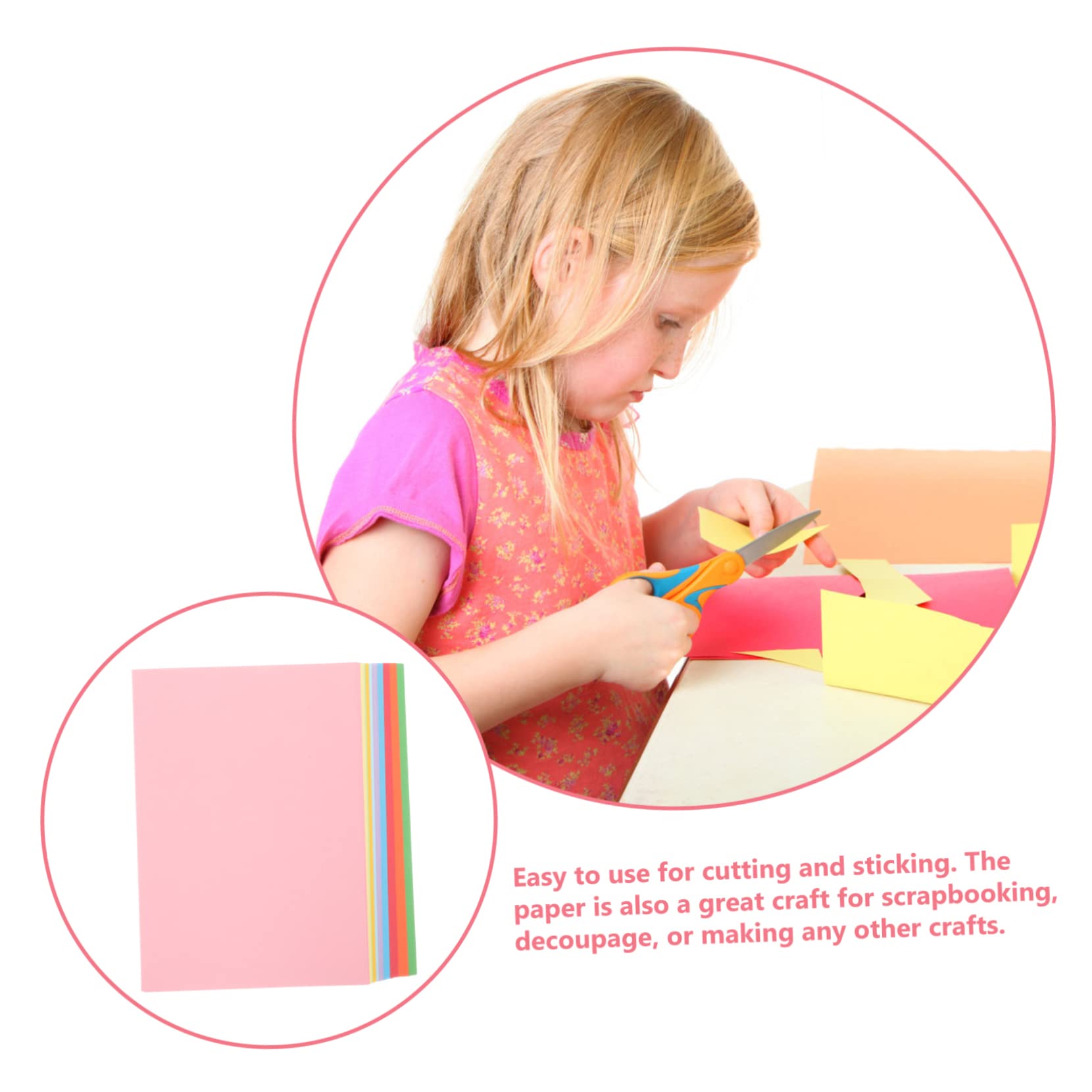 TEHAUX 100blätter Buntpapier Dekoratives Bastelpapier Für Origami Malen Und Kinderhandwerk Mischfarben Farben Für Projekte Und Schulaktivitäten