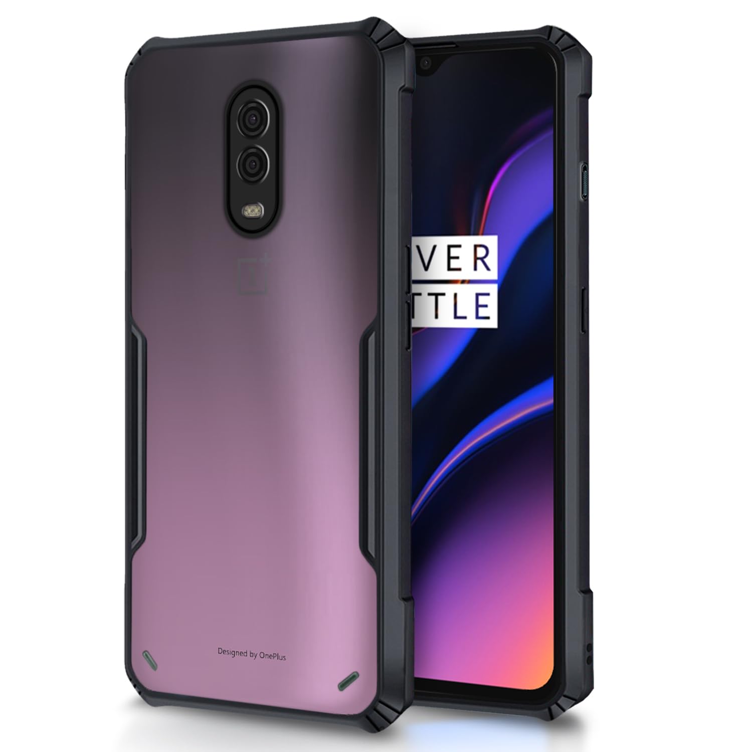 Pikkme OnePlus 6T Back Cover | Crystal Clear Transparent Back | Ultra Hyrbid | Full Camera Protection | Raised Edge | Bumper Back Case (Black) (B0C9X4QCP8) Amazon Price History, Amazon Price Tracker