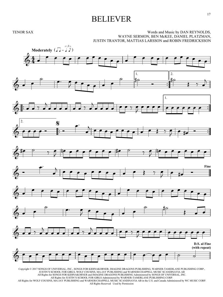 101 Simple Songs: Tenor Sax | Songbook für Tenorsaxophon mit Standardnotation | 101 Pop und Rock Songs in leicht spielbaren Arrangements | Musiknoten für Unterricht Üben und Vorspiel: For Tenor Sax