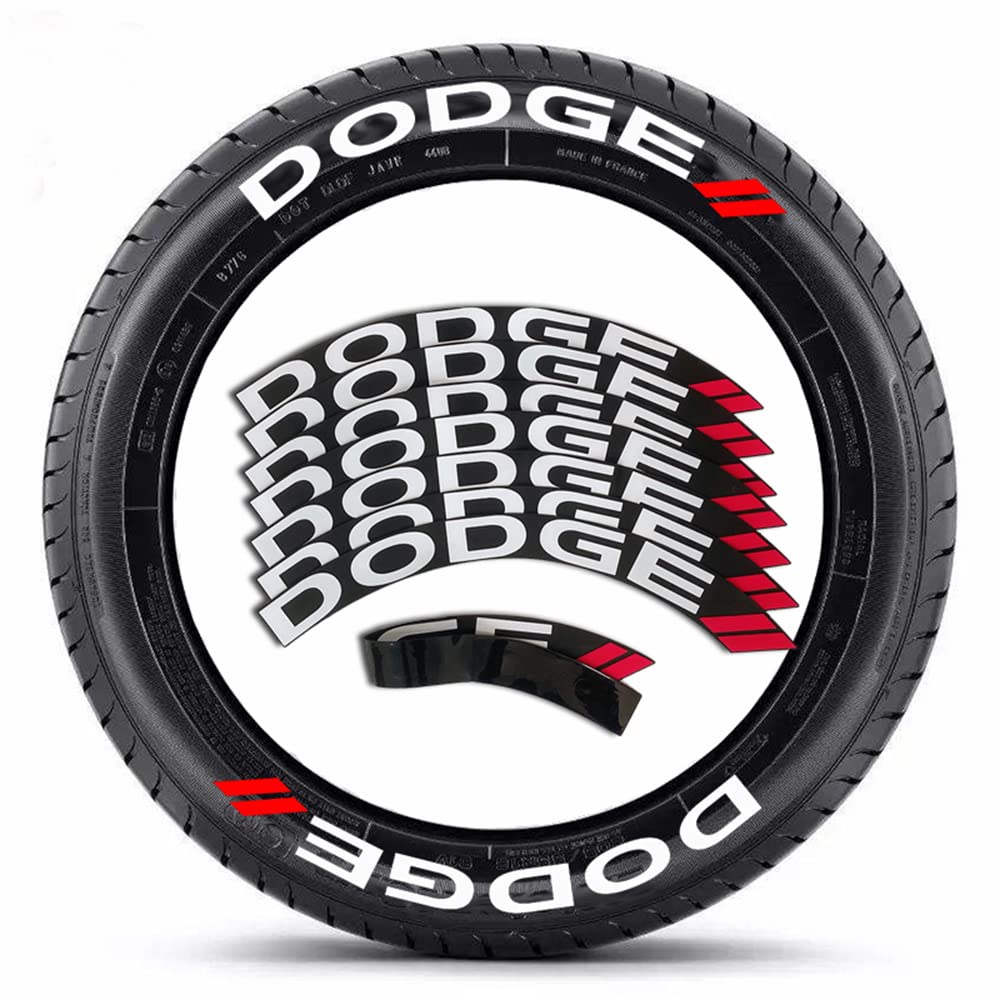 Buy KUZANWZ 8 Pcs Tire Letter Decals, Unique Tire Lettering Kit DIY Car