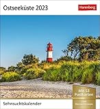Ostseeküste Sehnsuchtskalender 2023. Leuchttürme, Sanddünen u.v.m. in einem kleinen Kalender voller Urlaubsfeeling. Beliebte Ostsee-Motive in einem ... Aufhängen.: Wochenkalender mit 53 Postkarten - Herausgeber: |Harenberg 